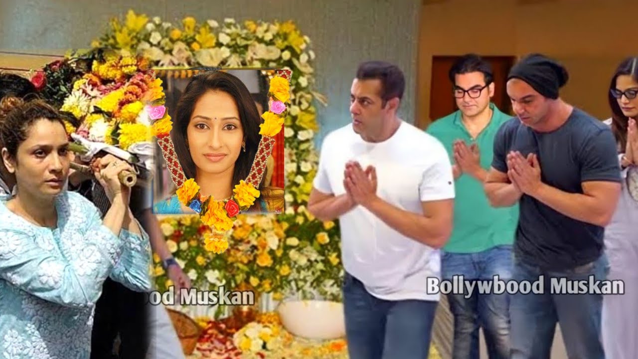 Salman Khan Gets Emotional At Pavitra Rishta Actress Priya Marathe Prayer Meet 
