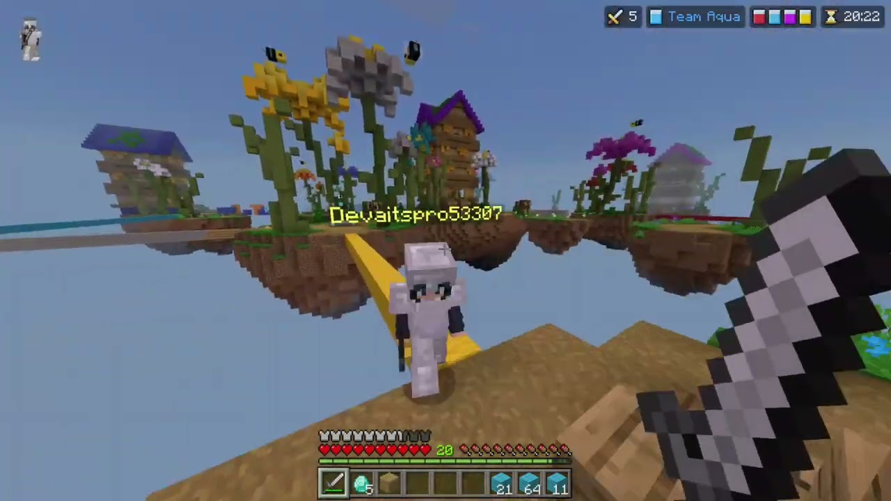 Bedwars #minecraft #hivebedwars #gameplay 