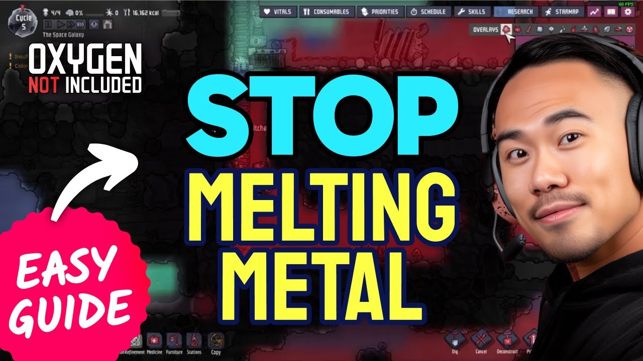 How to COOL METAL REFINERY in Oxygen Not Included (Step by Step)