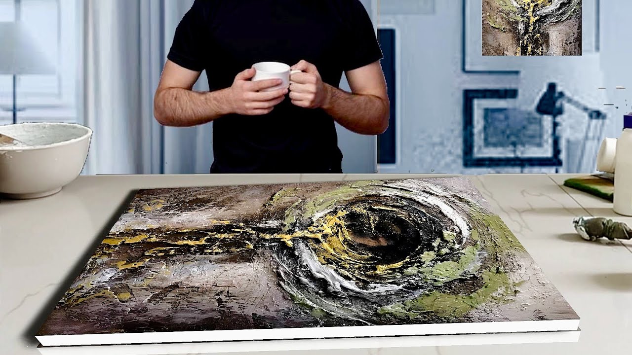 Mastering TEXTURED Art | ABSTRACT Painting on Canvas | ACRYLIC Tutorial 