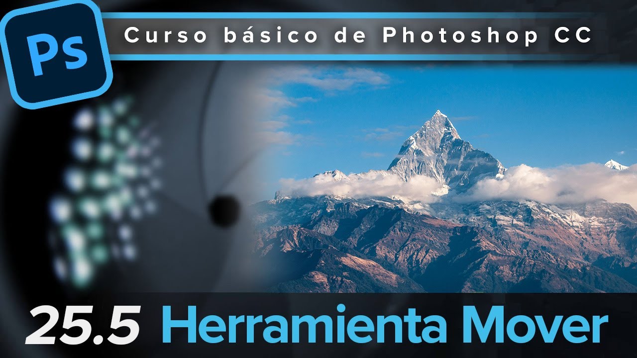 25.5 La herramienta Mover (Curso básico de Photoshop CC) [2024]