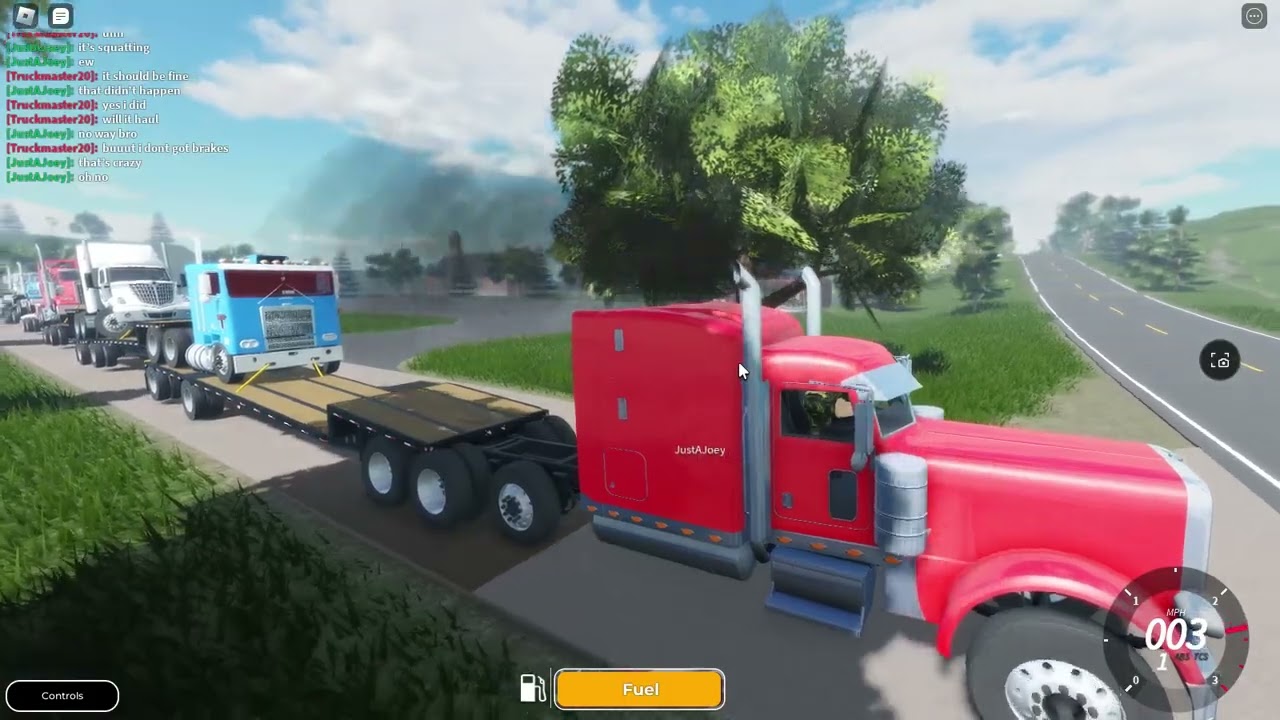 Making the longest Camper and Road Train In Roblox APM | @justajoey