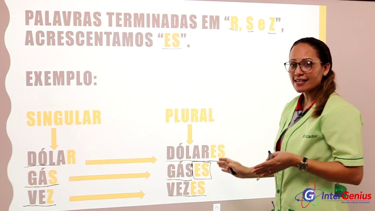 3º ANO - PROFESSORA SHIRLEY - LÍNGUA PORTUGUESA - SUBSTANTIVO   SINGULAR E PLURAL