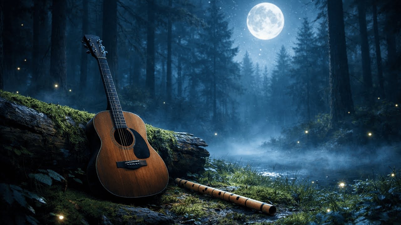Deep Sleep Music, Soft Guitar & Flute Sounds for Peaceful Night |#deepsleep #music #sleep