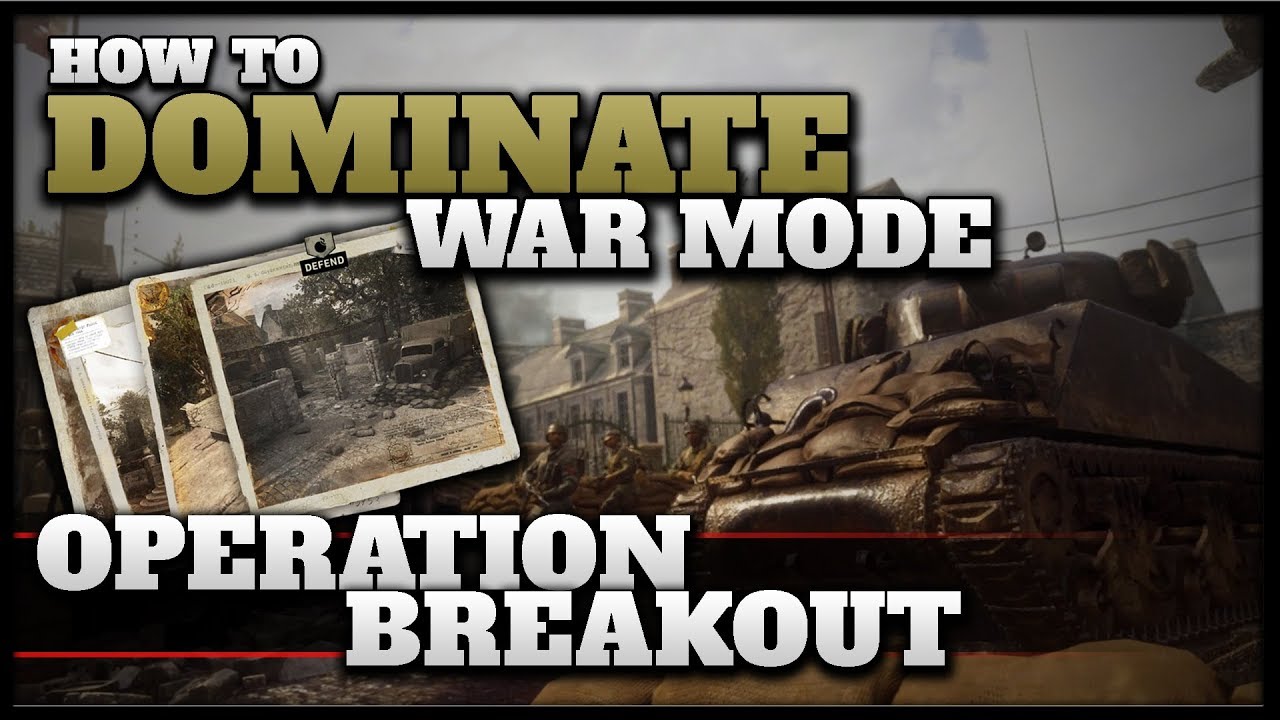 How to Dominate War on Operation Breakout! (CoD WW2 War Tips)