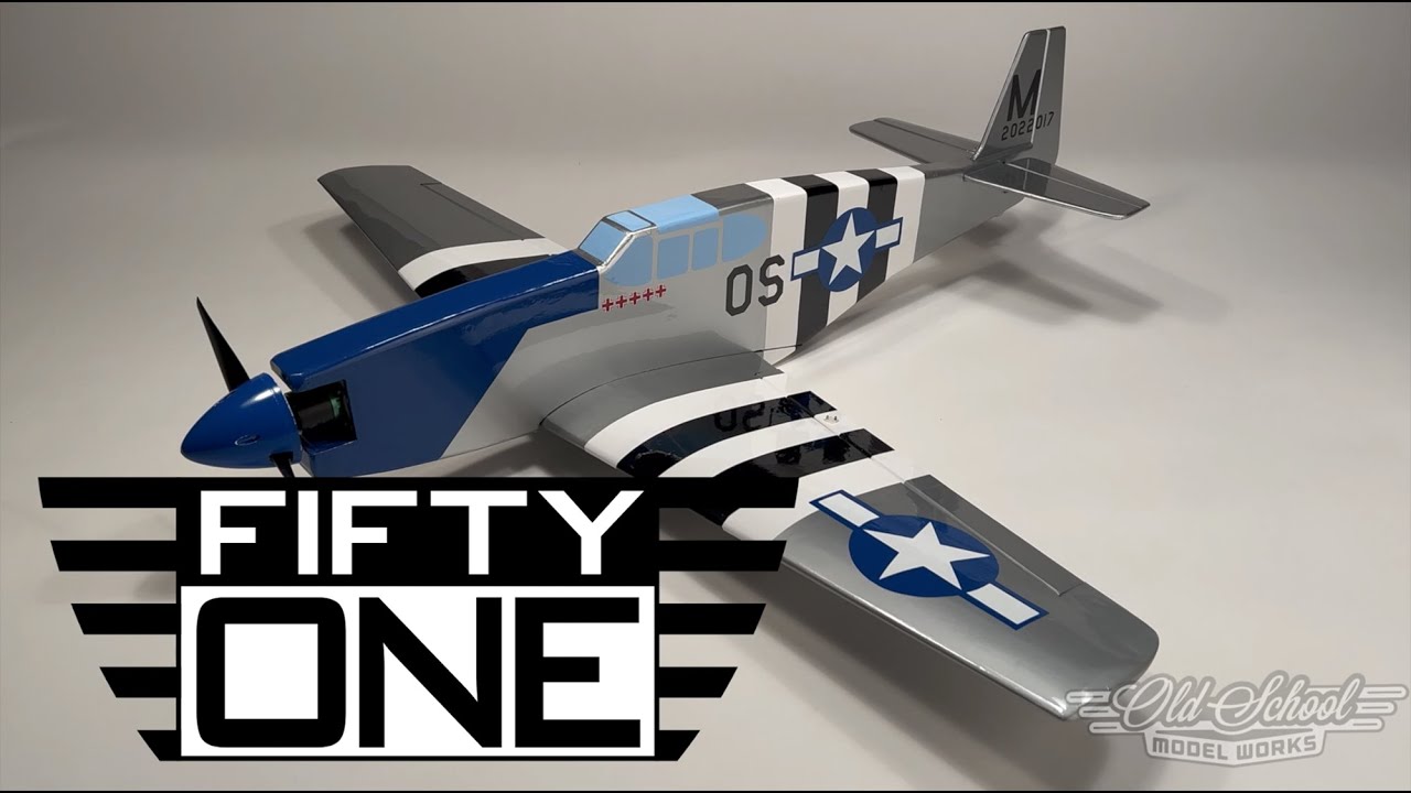 Old School Model Works Fifty One Sunday Fighter (demo flight)