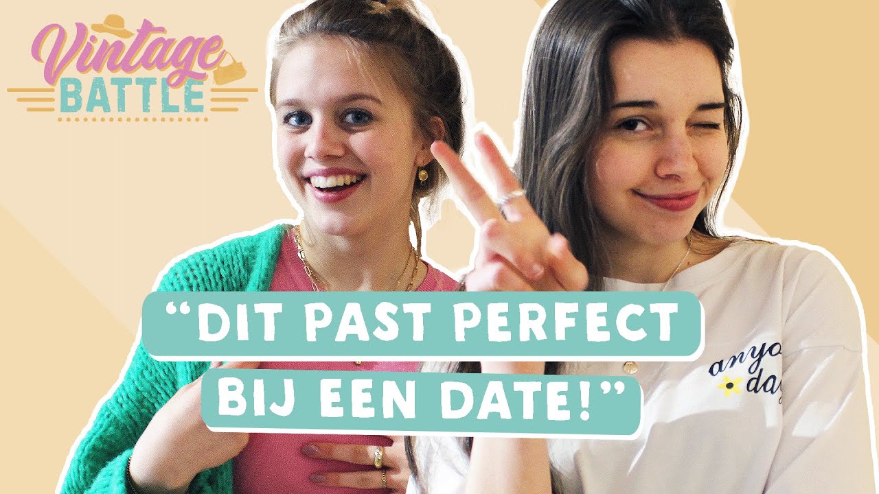 WIE SHOPT DE LEUKSTE OUTFIT VOOR OP EEN DATE? | VINTAGE BATTLE #3 | TinaTV
