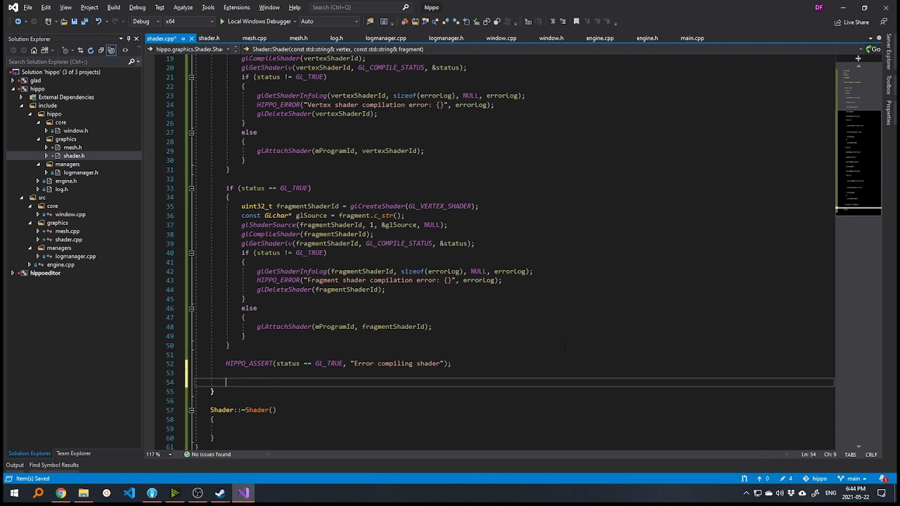 08 Part 2 - Hippo Rendering Pipeline Implementation | C++ Game Engine Programming