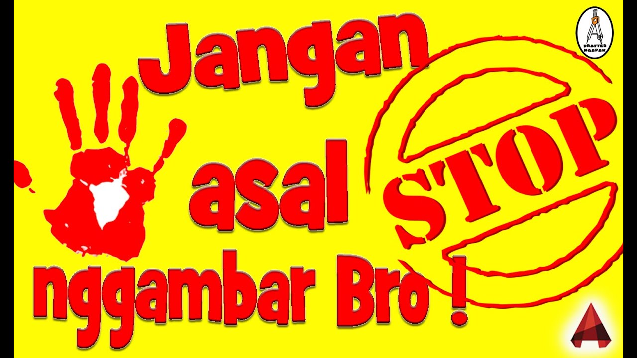 Tutorial Standard Garis Pada Gambar Teknik & Penempatannya