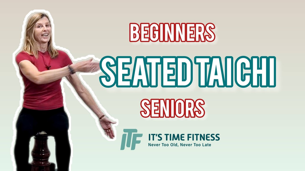 Seated Tai Chi Seniors | Beginners | 5 Easy Moves + Routine