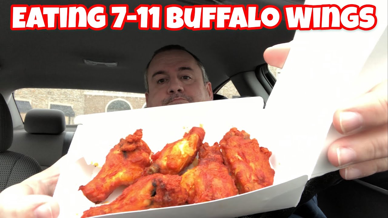 Eating 7-11 Buffalo Wings | Food Review