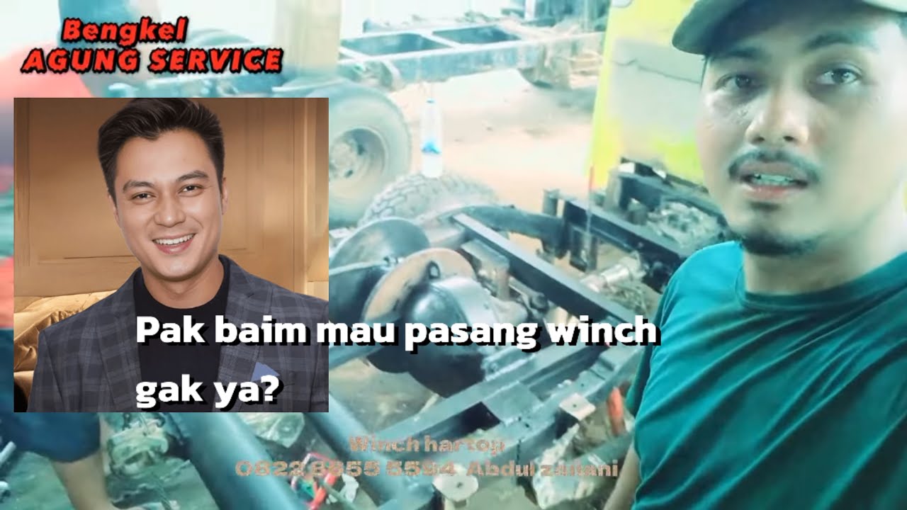 Agung service :Pak baim mau pasang winch juga? Doubel gardan versi winch