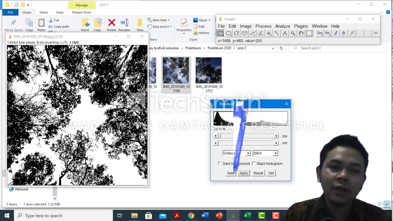 Tutorial penggunaan aplikasi image-J untuk monitoring ekosistem mangrove
