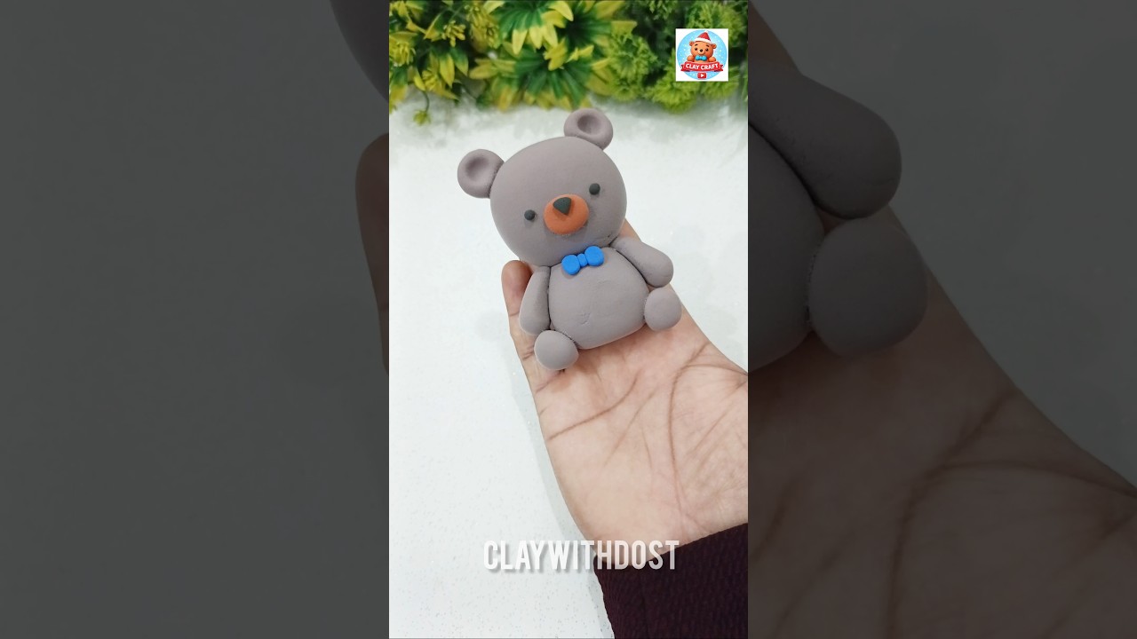Clay Teddy Bear 🧸/