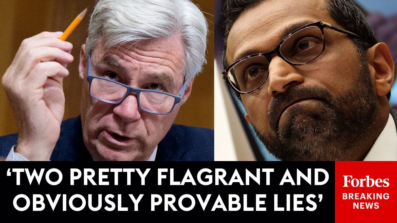 JUST IN: Kash Patel Accused Of Lying To Senate Judiciary Committee By Sheldon Whitehouse