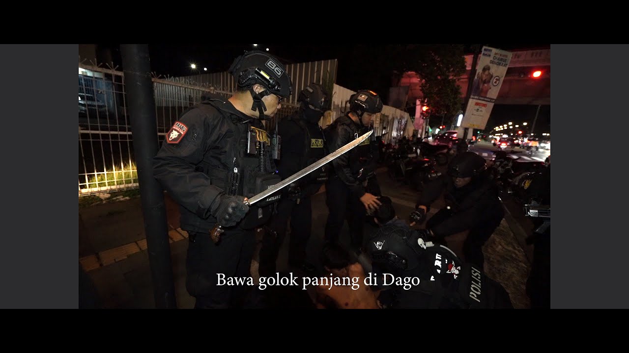 Masih Sekolah Rolling Bawa Senjata Tajam di Dago | Patroli Malam Minggu Tim Prabu 2 Lodaya Presisi