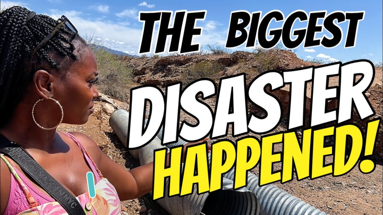 MONSOON SEASON HIT HARD! THE STORM DESTROYED EVERYTHING WE PAID FOR!🥲 OFF GRID IN ARIZONA