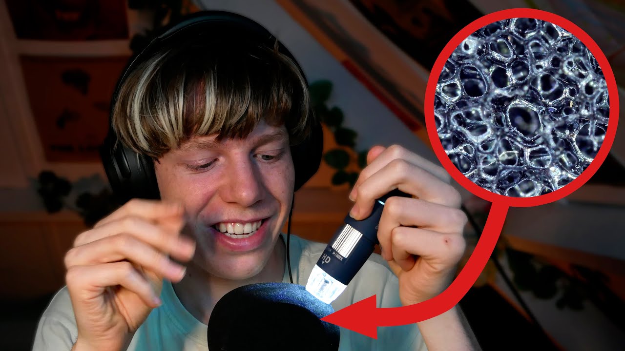 ASMR Guess the Trigger with Microscope