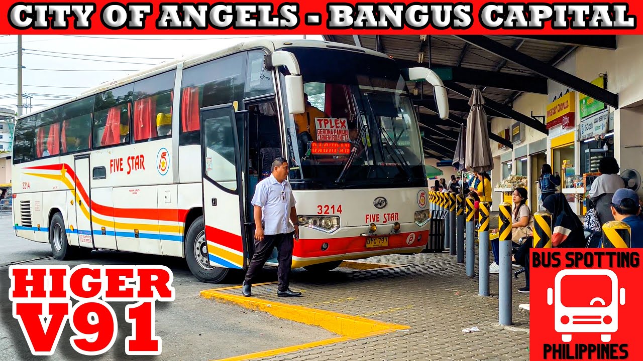ANGELES CITY TO DAGUPAN CITY ONBOARD FIVE STAR 3214 HIGER KLQ6119E3 V91