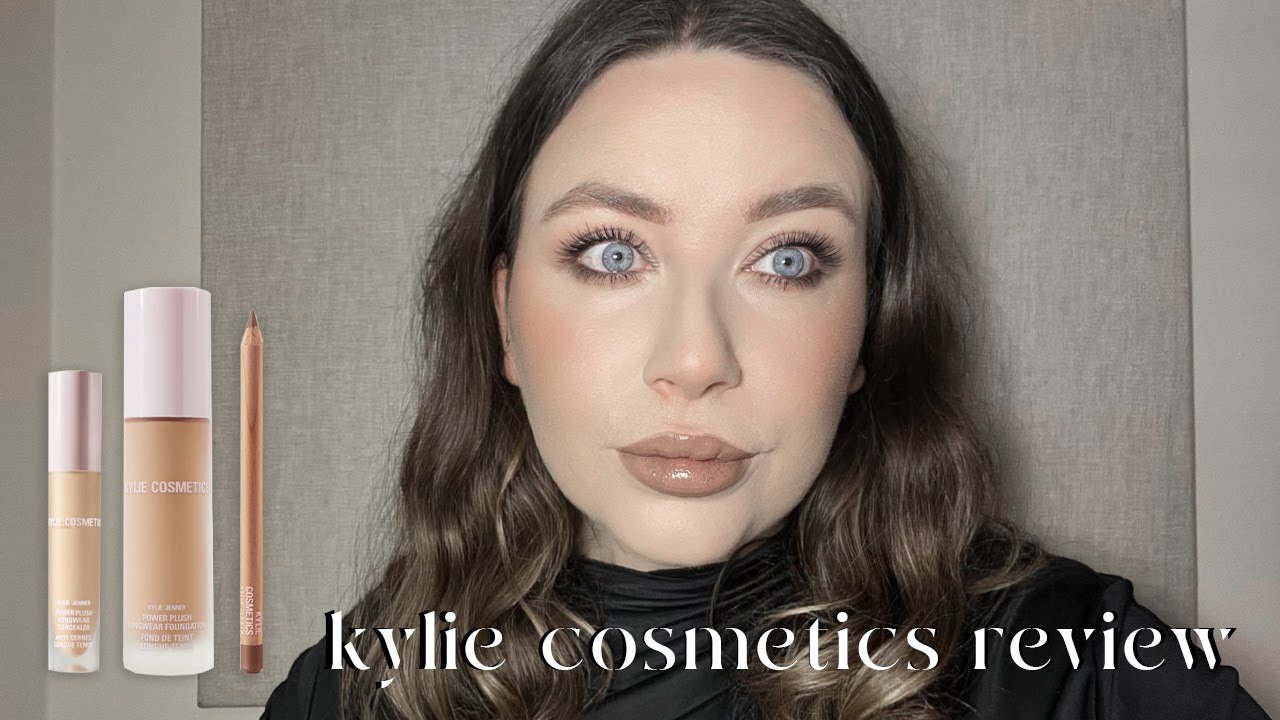 I WAS SHOCKED!! - KYLIE COSMETICS - POWER PLUSH FOUNDATION | review/wear test | maxine lee harris