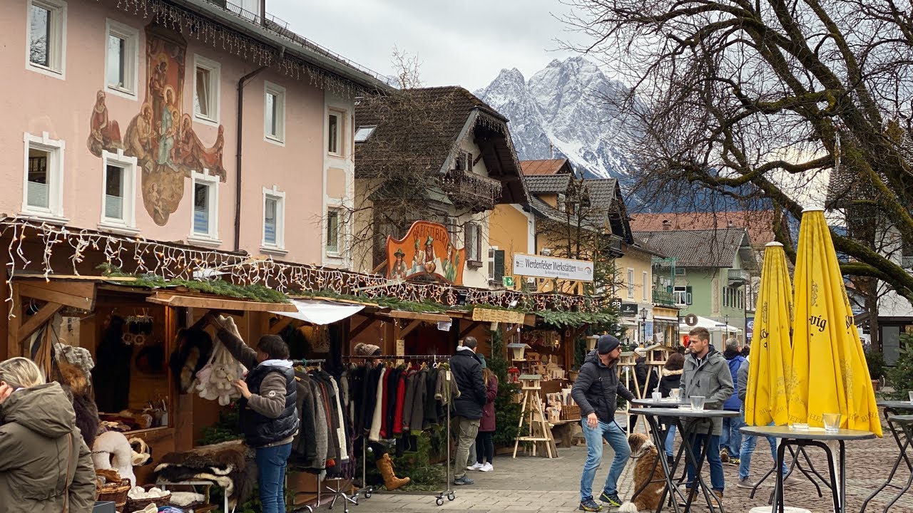 German Christmas Market in the Alps | Garmisch
