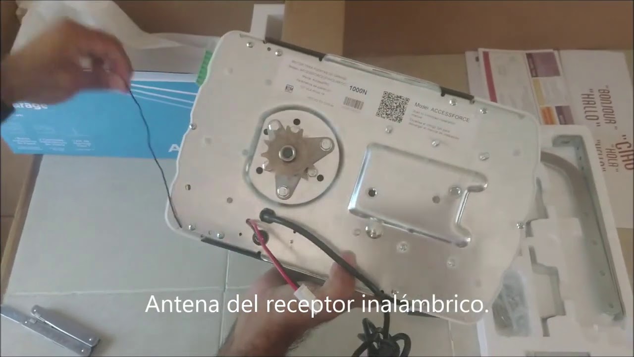 Unboxing Motor para Puertas de Garage ACCESSFORCE AccessPRO
