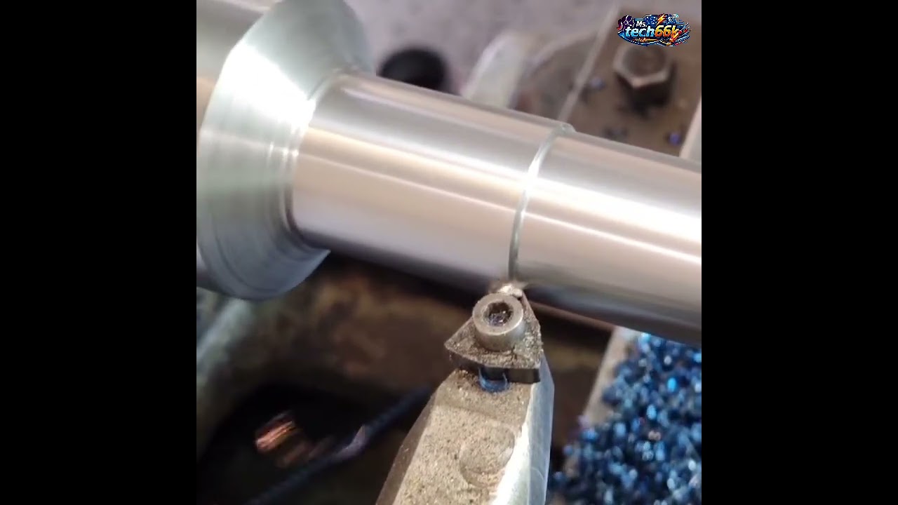 Cutting Round Bar with a Face Mill