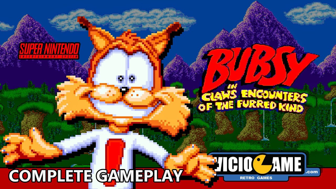 🎮 Bubsy (Super Nintendo) Complete Gameplay