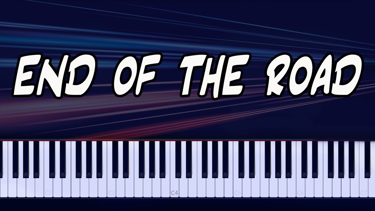 Boyz II Men - End Of The Road Piano Tutorial