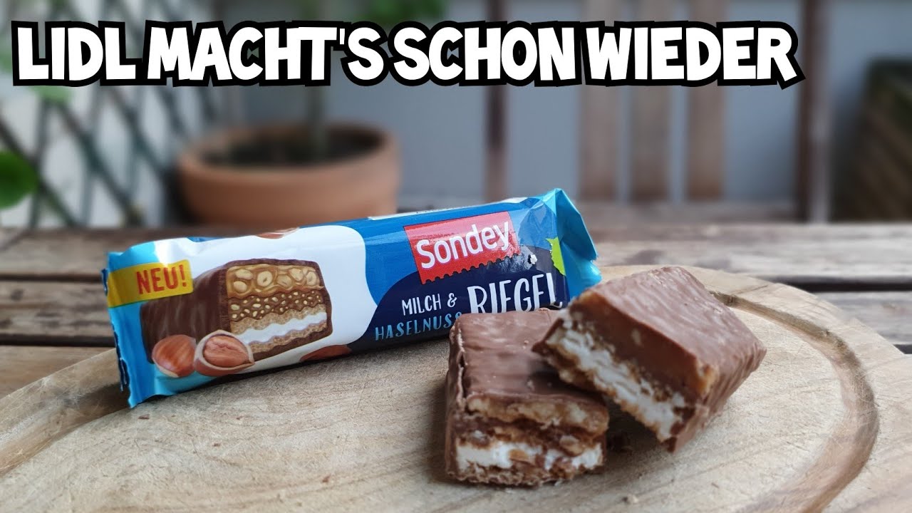 LIDL Knoppers Riegel Review | Ach sorry, hei&szlig;t ja Sondey... O.o