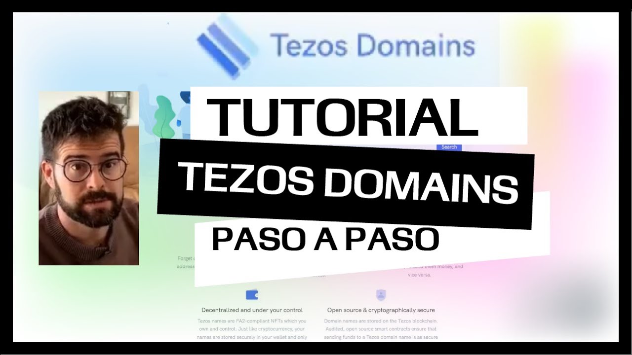 Ponte 1 NOMBRE en Tezos (.tez) con Tezos Domains ✍️