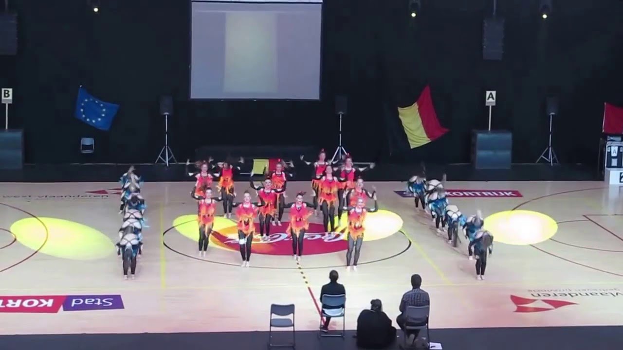 Danscenter Time-Out Herentals  Rhythm Nation schittert op BK Kortrijk 2016