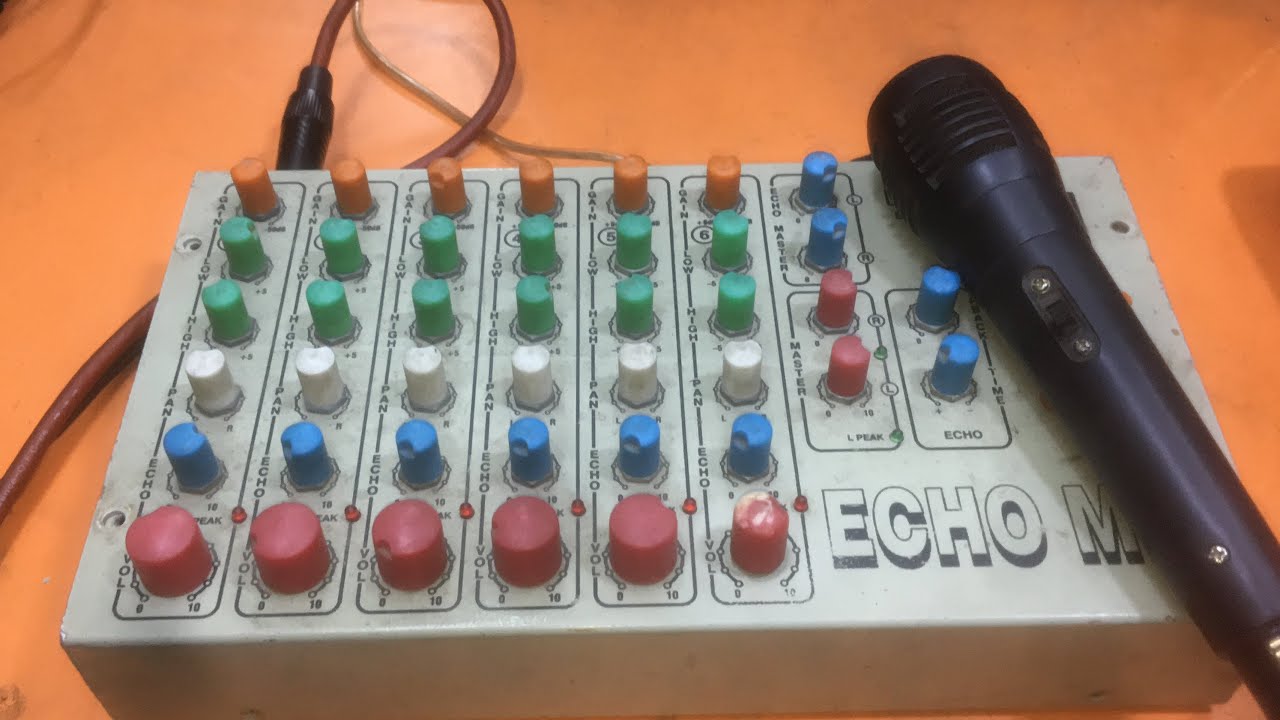 How to repair mixer Echo problem?