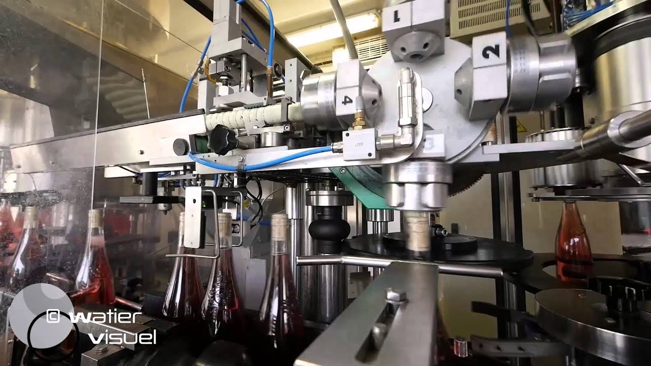 Réalisation de Films Vidéo de matériel vinicole Viticulture Chaine d'embouteillage