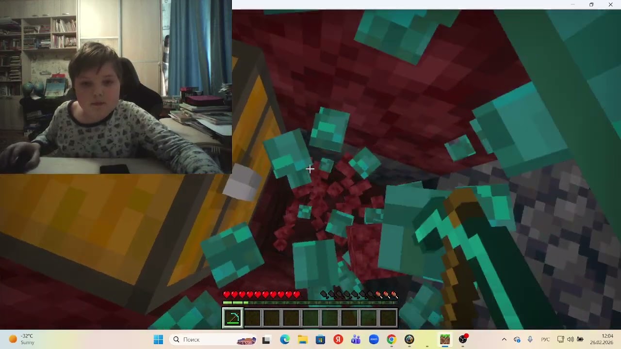 Играю в minecraft(64)