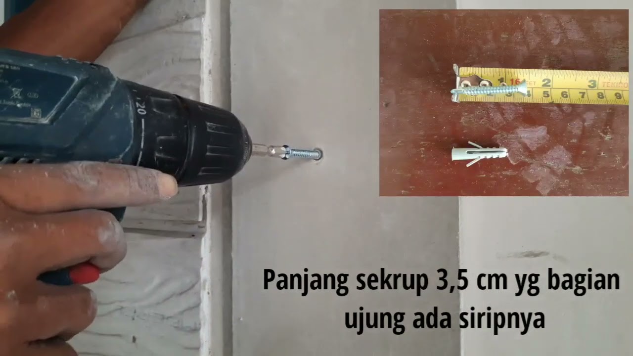 Pasang GRC ke Dinding
