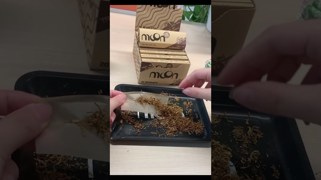 Roll, tip, and enjoy, hassle-free. #cigarette #smoke #tobacco #moon #tips #cigarettes #rollyourown