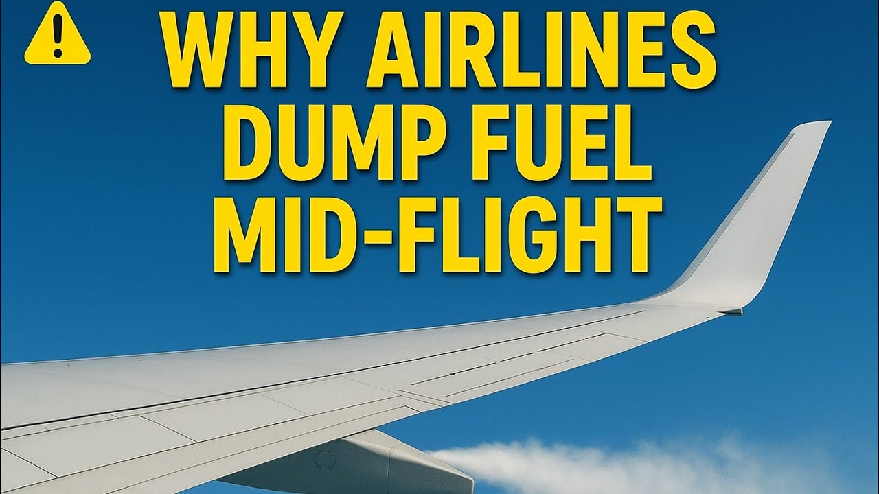 Why Airlines Dump Thousands of Gallons of Fuel Mid-Flight | Aviation Explained