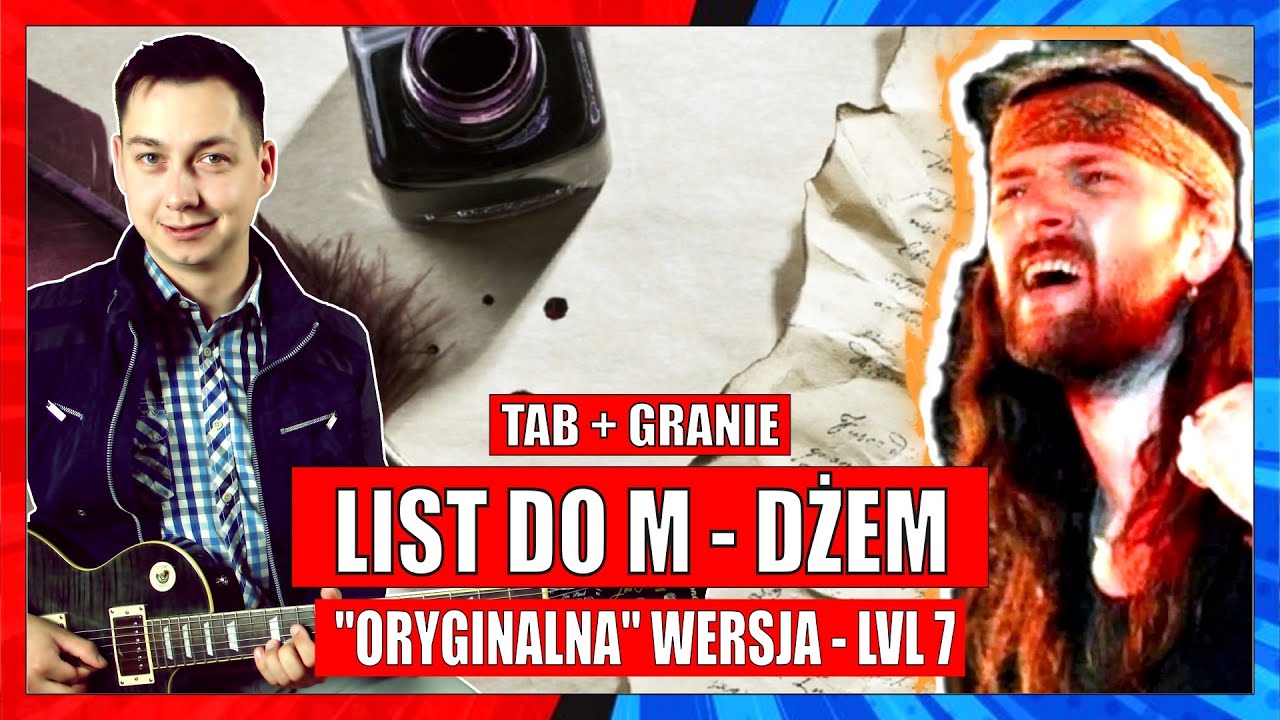 Jak zagrać List do M. na gitarze (1/2) Lekcja Gitary z tabulaturą