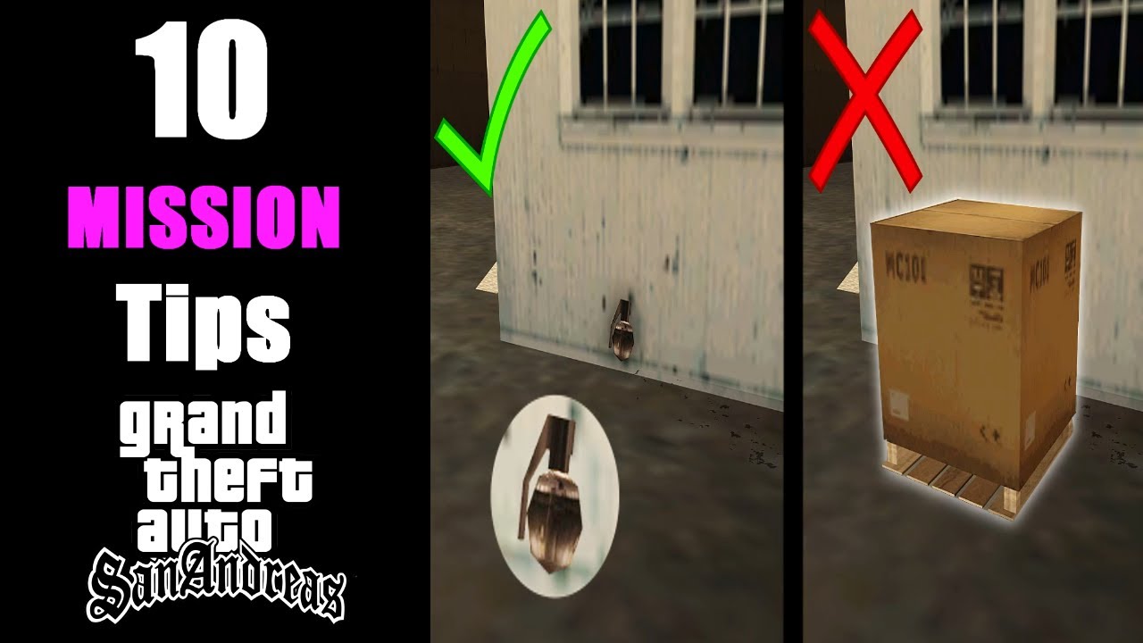 10 Tips for Missions in GTA San Andreas
