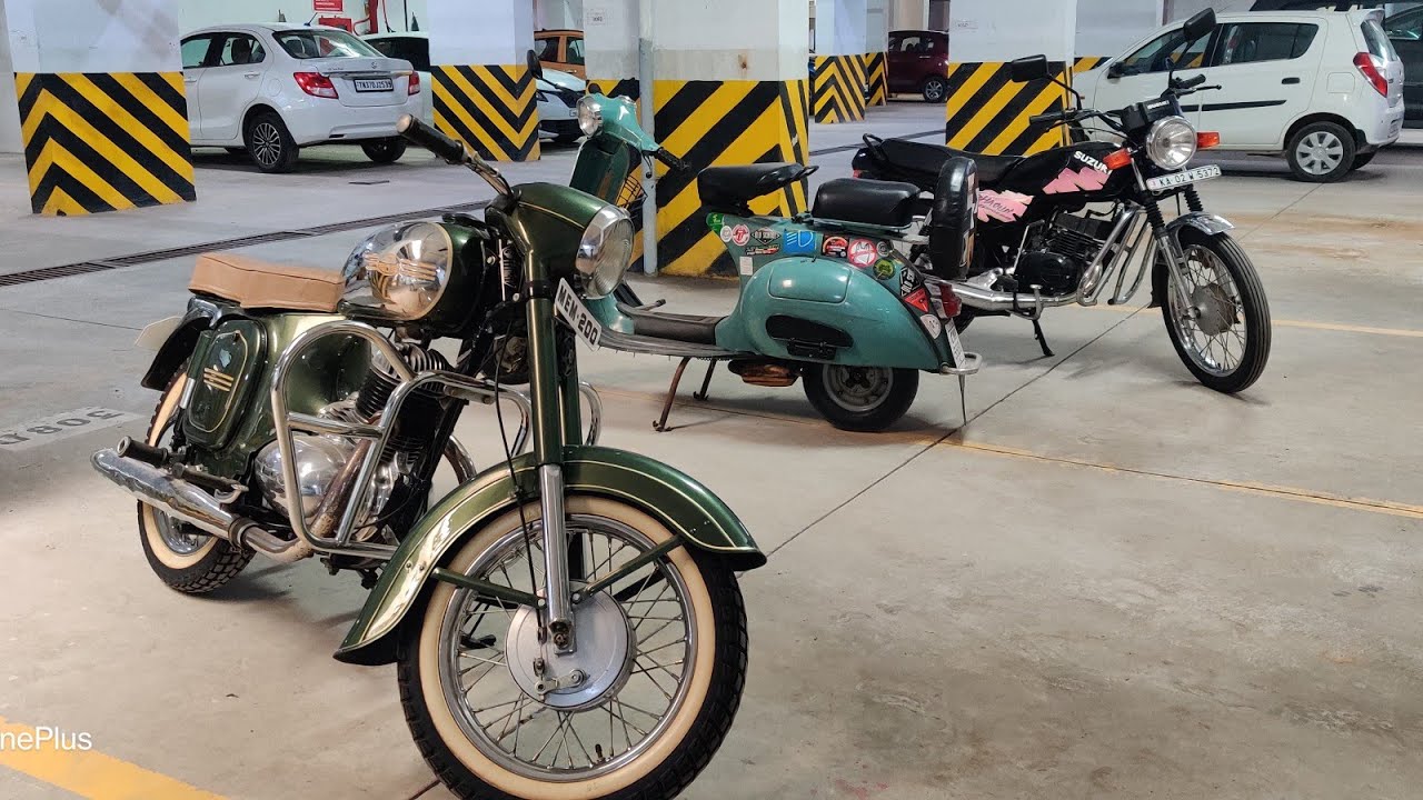 #VintageBikes for Sale in Bangalore #Jawa250 #SuzukiShaolin #PriyaScooter #KawasakiKB100 - SOLD