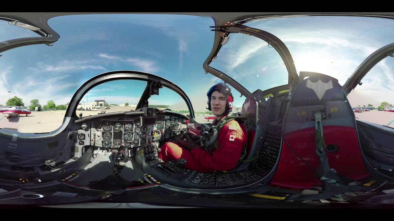 Spirit of St. Louis Air Show - Canadair CT-114 Cockpit Tour