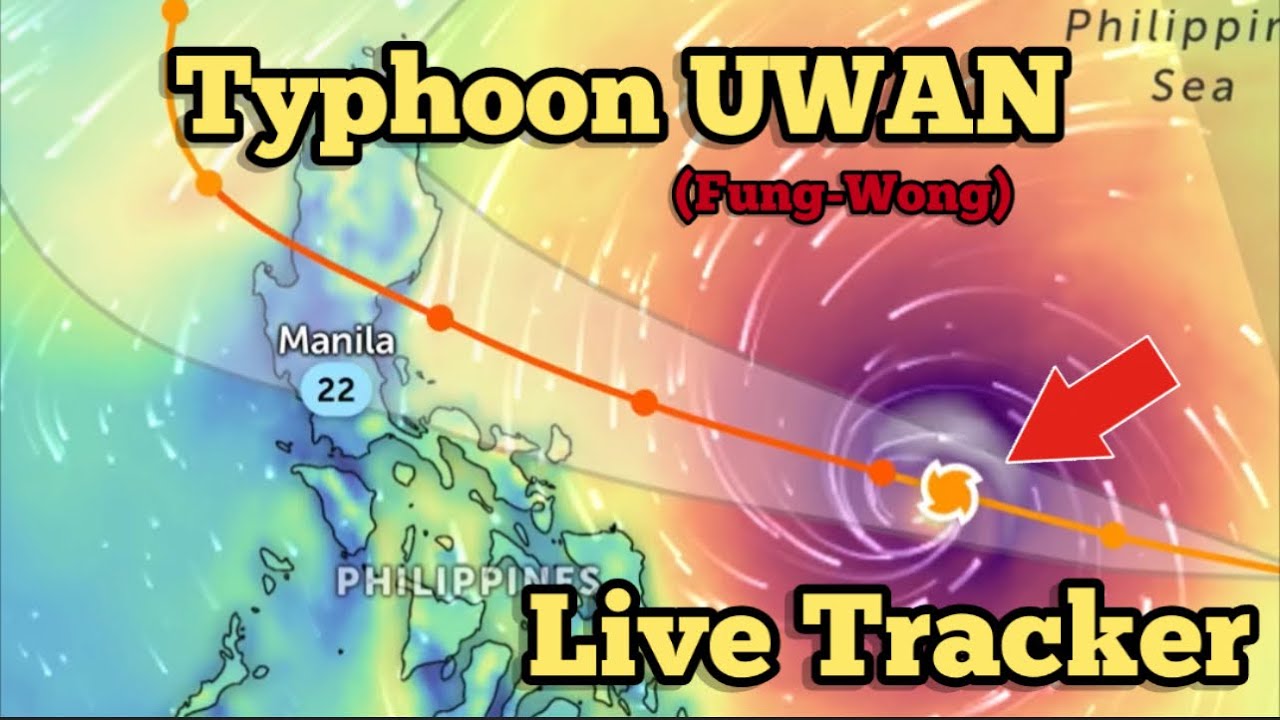 Typhoon UWAN (Fung-Wong) Live Tracker