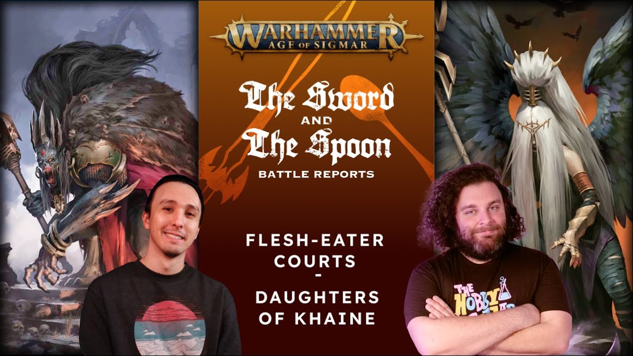 NEW Points! Flesh-Eater Courts v Daughters of Khaine #games  #warhammercommunity  #ageofsigmar