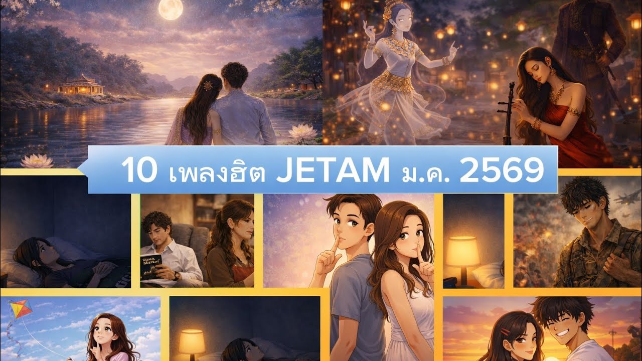 รวม 10 เพลง ฮิต JETAM มกราคม 2569