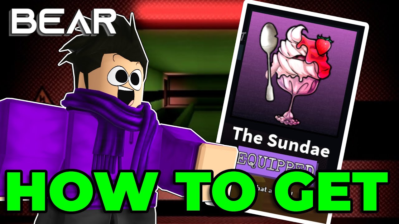 HOW TO GET THE SUNDAE BEAR SKIN IN ROBLOX BEAR ALPHA NEW UPDATE
