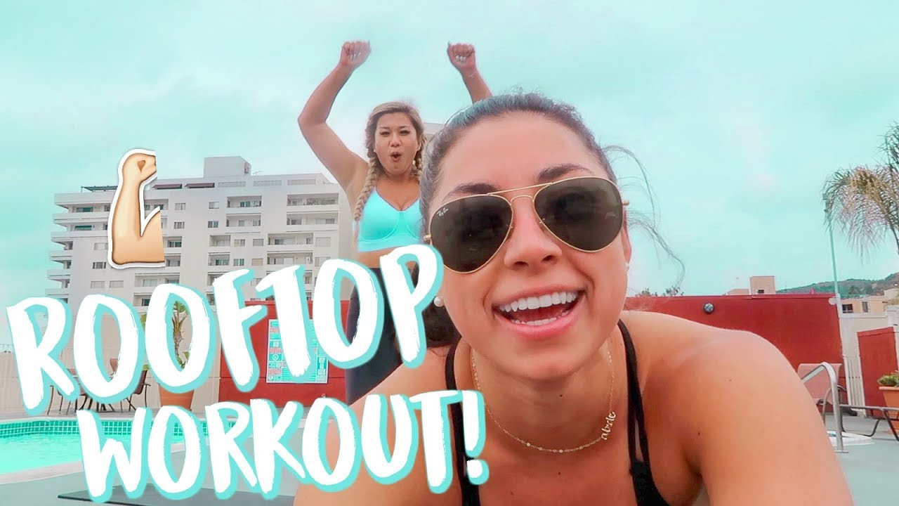 Rooftop Workout, Filming a Show, & Baseball Game! | Jeanine Amapola