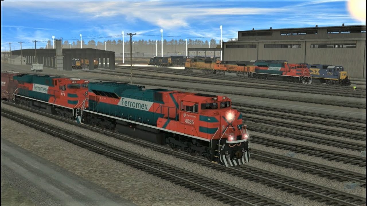 Trainz: A New Era - Ferromex Power in and Around CSX's Selkirk Yard April 2020