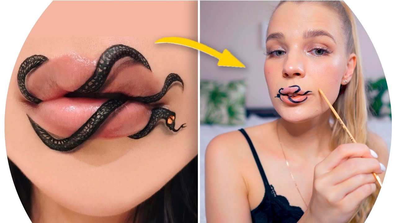 НЕВЕРОЯТНЫЙ МАКИЯЖ ГУБ из INSTAGRAM 💄 Rina