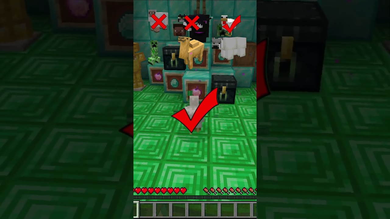 Какой моб в Minecraft выживет при падении сквозь блоки? 🤯#медиа